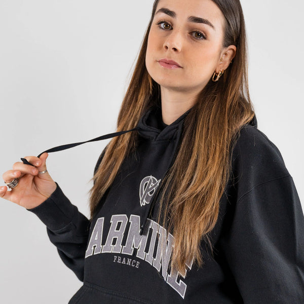 Hoodie University Noir