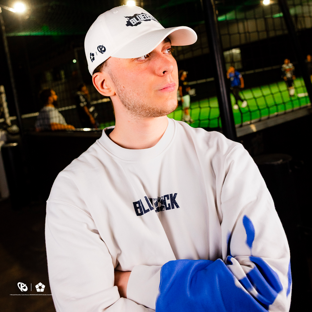Casquette Blanche Karmine | Blue Lock