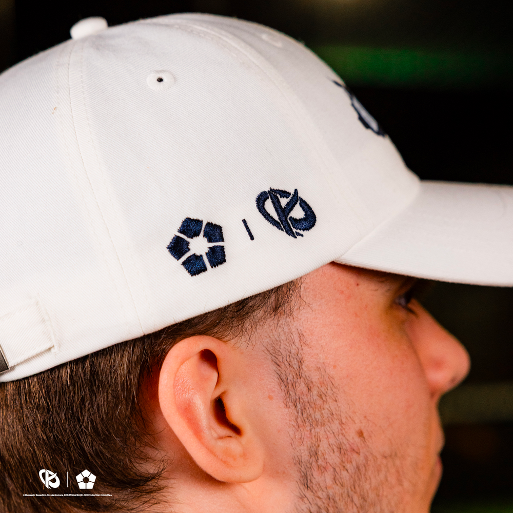 Casquette Blanche Karmine | Blue Lock