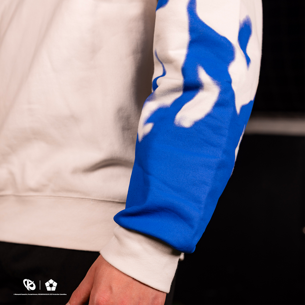 Crewneck Gris Karmine | Blue Lock