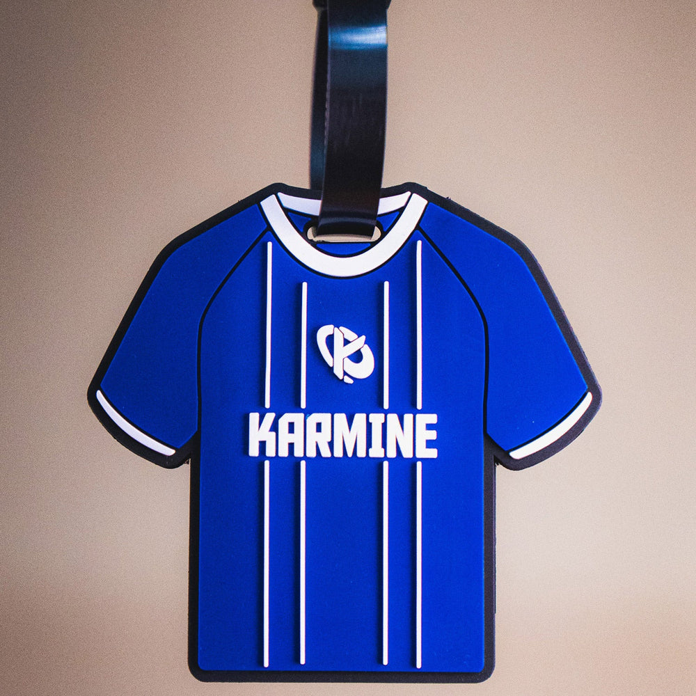 Étiquette de valise Karmine Navy